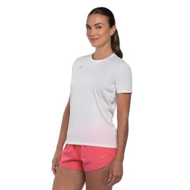 Imagem de Camiseta de Treino Mizuno Energy 2.0 Feminina, Branco, GG