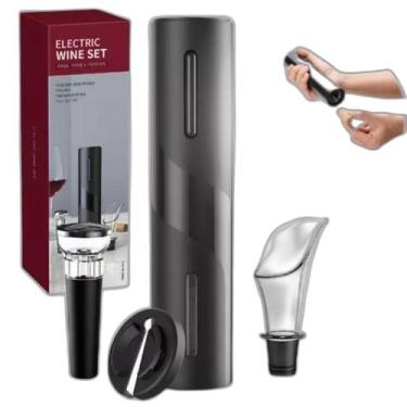 Imagem de Kit Abridor De Vinho Elétrico 4 Em 1 - Eletric Wine Set