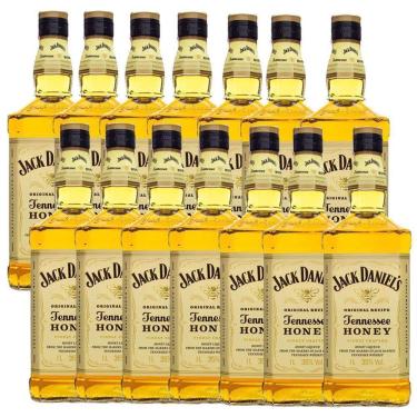 Imagem de Kit 14 Whisky Jack Daniel'S Honey Original 375Ml Uísque