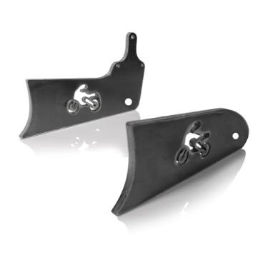 Imagem de JMCHstore Kit de aba de aço com extensão de freio hidráulico elástico para Coleman CT100U, Baja DB30 (Blitz, Dirt Bug, Racer) Mini bicicleta 97cc (Doodle Bug/CT100U D, 20.3 cm)