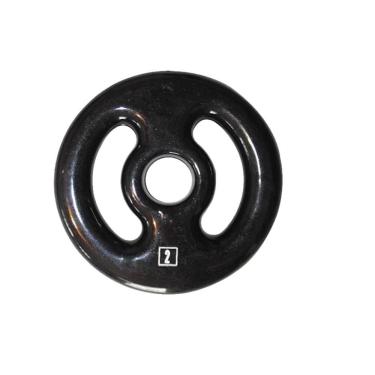 Imagem de Anilha Ferro Fundido Emborrachada Academia 2,0 Kg