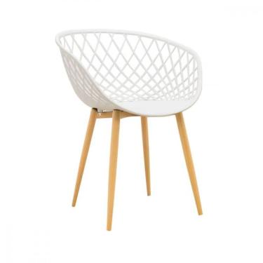 Imagem de Cadeira Em Polipropileno Clarice Branca Rivatti Branco