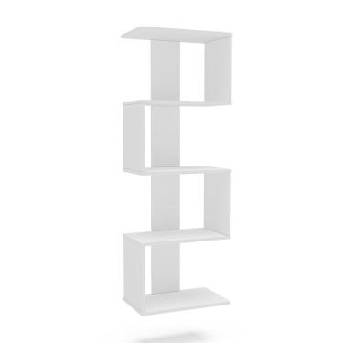 Imagem de Estante Vision 4 Nichos Aérea Politorno Branco/liso Branco/liso