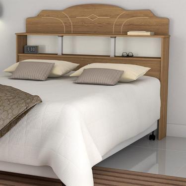 Imagem de Cabeceira Casal Estrela Freijó-off White - Vitamov