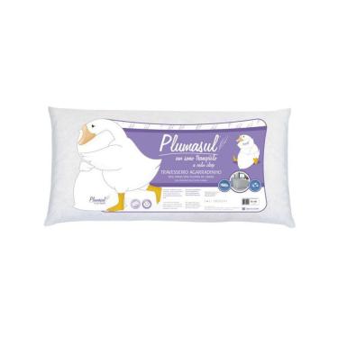 Imagem de Travesseiro Penas E Plumas De Ganso Plumasul Agarradinho - 50 Penas E 50 Plumas De Ganso Branco