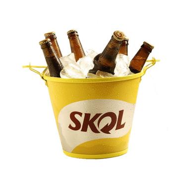 Imagem de Balde Para Cerveja Em Alumínio 5l Skol - Alumiart Falcão
