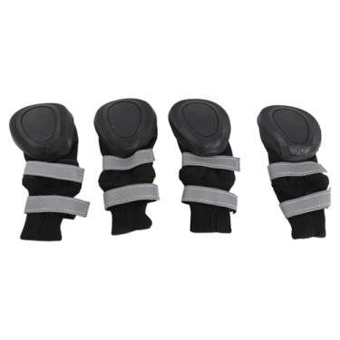 Imagem de ZJchao Botas de Cachorro, Sapatos para Cães Com Botas de Proteção Anti -deslizamento 4pcs Configuram Botas de Cachorro de Cachorro Impermeáveis ​​para Cães Grandes para Cães Grandes (Xl)