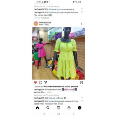 Imagem de Vestido curto de viscose - Ana flor