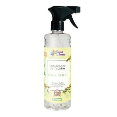 Imagem de Odorizador Tecido 500ml Roupa Sofá Tapete Erva Doce Tropical - Tropica