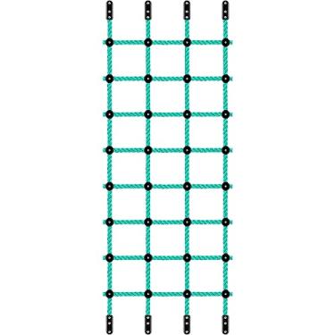 Imagem de Besthouse Climbing Cargo Net, Indoor Climbing net, Outdoor Cargo Webbing Net, Military Climbing Cargo Net, 100% Nylon Material Rope Ladder, Corrosion Resistance, 76cm x 274cm