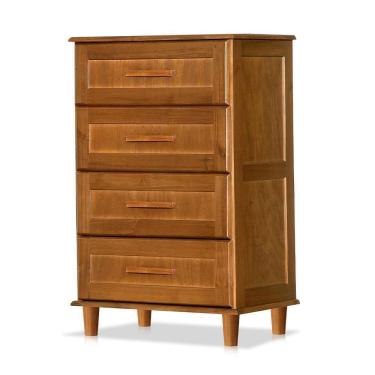 Imagem de Cômoda Rústica 4 Gavetas San Diego Imbuia