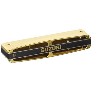 Imagem de Suzuki Gaita diatônica de 10 furos MR-350VG-BB Promaster de ouro com válvula, chave do Bb