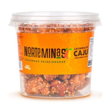 Imagem de Castanha de Caju Norteminas Caramelizada 180g