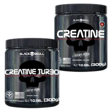 Imagem de Kit creatina turbo 300g com creatine creatina monohidratada 300g - BLA