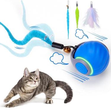 Imagem de Bola de brinquedo interativa para gatos BABORUI para gatos de interior