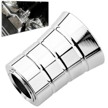 Imagem de Capa de eixo de câmbio de calcanhar/dedo do pé para Harley 1986-2017 FL Softail, 1988-2025 Touring Road King Road Glide Street Glide Electra Glide e modelos Trike 2008-posterior (Eliminator-Chrome)