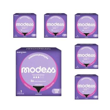Imagem de Calcinha Absorvente Reutilizável Modess PP ao GG Evergreen, G