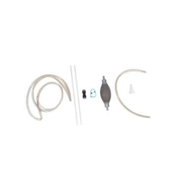 Imagem de Generic Kit de limpeza de cascalho com sifão para aquário, braçadeira de fixação manual com mangueira longa e trocador de água, 2 Tubo Rígido