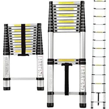 Imagem de Escada Telescópica De Alumínio 5 Metros 13 Degraus