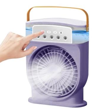 Imagem de Ventilador de Portátil, Ventiladores de para Exterior, Arrefecedor de Ar Verão 3 Velocidades para Cozinha Sala Quarto Atividades Exteriores