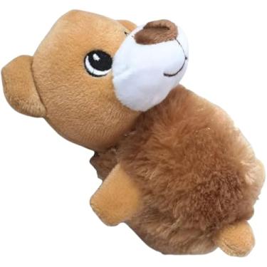 Imagem de Brinquedo De Cachorro Mordedor De Pelúcia Urso Com Apito Som Pet Interativo Divertido E Macio Para Animais De Estimação (2)