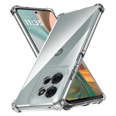 Imagem de Capa Case Capinha Anti Impacto Para Motorola Moto G75 5G Transparente 