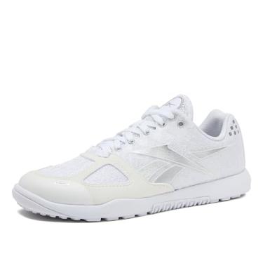 Imagem de Reebok Tênis feminino Nano 2.0, Branco/prata metálico, 35