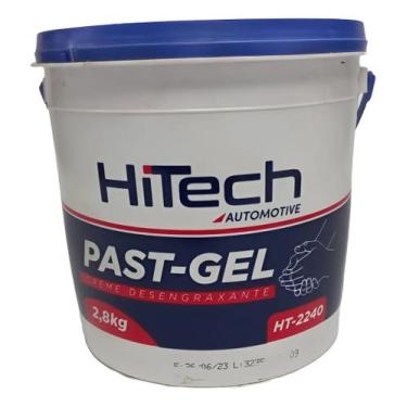 Imagem de Pasta gel desengraxante para limpeza de mãos 2,5kg hitech - HI TECH
