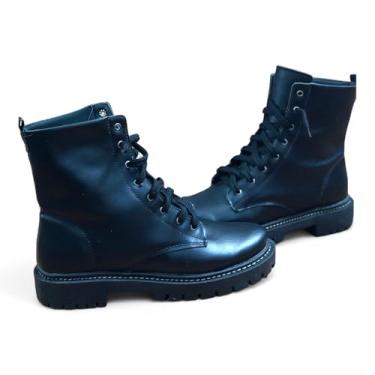 Imagem de Bota Tratorada Feminina Preta Cano Curto Nº 38