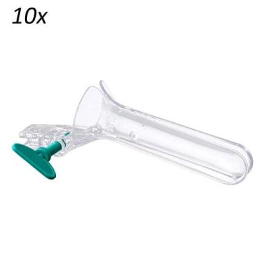 Imagem de Kit 10 un. Espéculo Vaginal Estéril Collin Kolplast p Virgem,  138mm