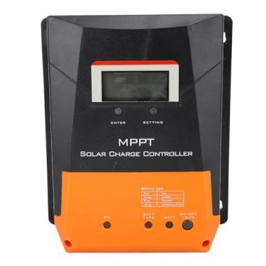 Imagem de MPPT Solar Charge Controller de alta tensão Entrada 12V 24V Adaptação automática 20A 100V Controlador de carregamento de energia solar para o painel solar de bateria LFP com