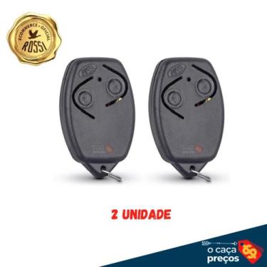 Imagem de Controle Remoto de Portão Rossi HCS 433mhz - 2 unid. Preto - Rossi Por