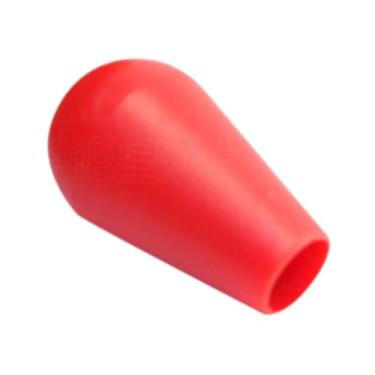 Imagem de YIJU Gaming elíptico joystick bola acessórios de videogame entusiastas do jogo presente joystick tampa substituição, Vermelho