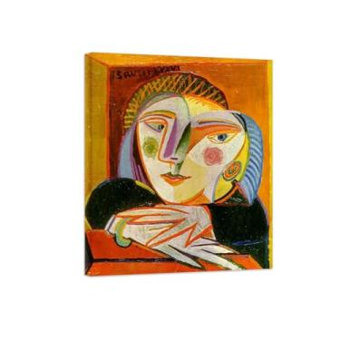 Imagem de Pinturas Famosas Arte Parede-Imagens em Tela-Woman by Window-Pôster e Impressões para Sala de Estar Quarto Casa 20x25cm8x10in Tela Embrulhada