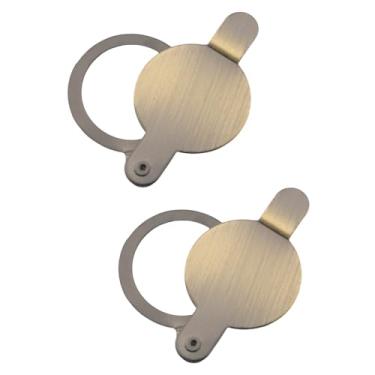 Imagem de DGHAOP 2 peças de protetor de olho mágico de porta de metal, peça de bloqueio, visualizadores adequados para casa, hotel, apartamentos, escritório