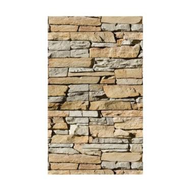 Imagem de Papel de Parede Auto Colante Adesivo, Pedras, 58cm x 3m, Cromo Sign