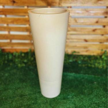Imagem de Vaso De Planta Cone Ibiza Decorativo Marmorizado Polietileno - Renovar