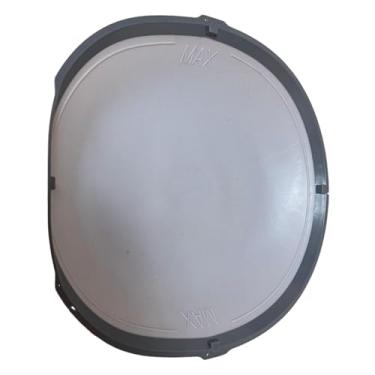 Imagem de Bothyi Caixa de areia para gatos com autolimpeza automática, tapete de silicone, peças fáceis de instalar, 39,5 x 37,5 cm, componente cinza, acessórios para