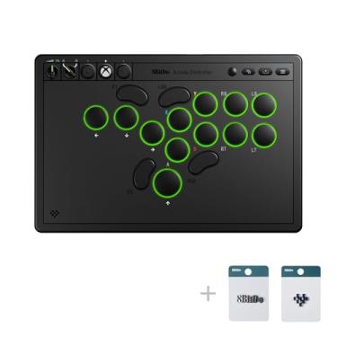 Imagem de 8BitDo All-Button Arcade Controller for Xbox Series X|S, Xbox One & PC – 2.4G Wireless, Low-profile Mechanical Switches, Programmable Buttons, Hot-swappable PCB, RGB Lighting - Officially Licensed