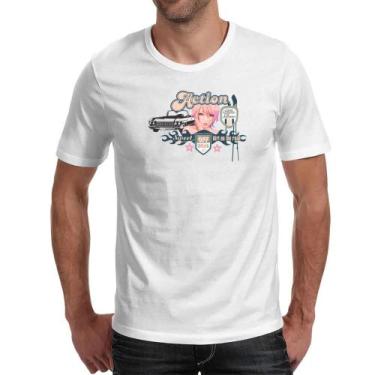 Imagem de Camiseta Unissex Action Girl on the road - Alearts, P