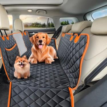 Imagem de Capa Protetora Carro Pet, Almofada Removível e Lavável, Impermeável, Resistente Ao Desgaste, Antiderrapante, Capa de Banco Traseiro de Carro para Cachorro, Tamanho Universal (Verde)