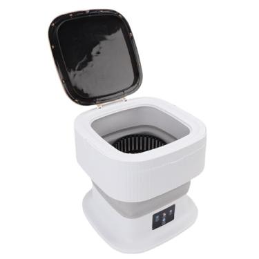 Imagem de Haofy Lavadora Portátil 11.5L Capacidade Lavadora Dobrável Automática Com Secagem Macia Característica Design Compacto para Casa Dormitório Apartamentos Hotéis (Plugue da UE)