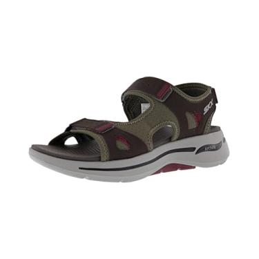 Imagem de Skechers Sandália masculina Go Walk Arch Fit - Mission II, Oliva, 42