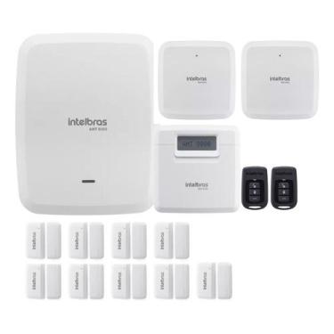 Imagem de Kit Alarme Intelbras Série 8000 Central AMT 8000, Teclado, 9 Sensores 