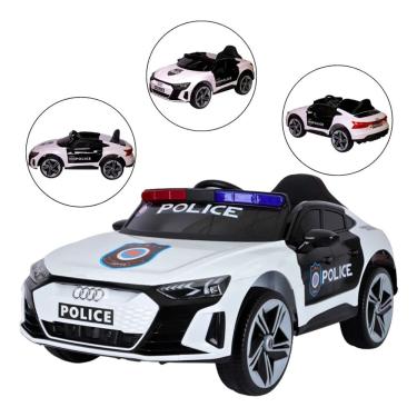 Imagem de Carro Eletrico Infantil Audi E-Tron Polícia 12V - Zippy Toys
