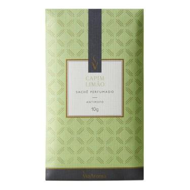 Imagem de Kit 10 Sachês Perfumados Via Aroma 10g Guarda-roupa Armarios, CAPIM LI