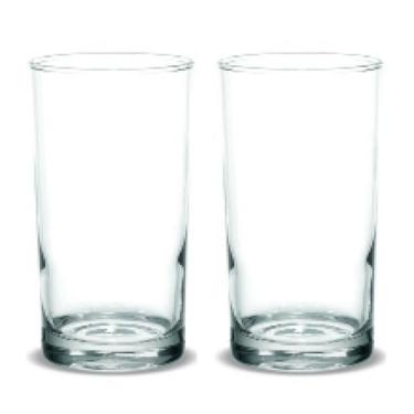 Imagem de Copo Brooklyn 330ml Vidro Resistente Suco Agua Nadir - 2Un - NADIR FIG