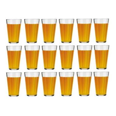 Imagem de Jogo 18 Copo Americano Vidro Long Drink 450ml Cristal Nadir - NADIR FI