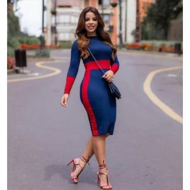 Imagem de Vestido Midi Plus Size Roberta Moda Evangélica Feminina - MISS FLOWER,