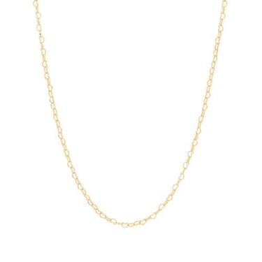 Imagem de Colar Rommanel Banhado Ouro Fio De Corações 60cm 532314